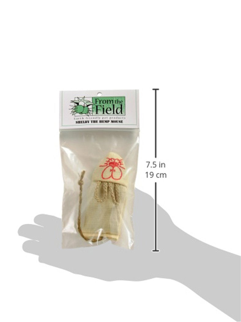 From The Field | Shelby Refillable Hemp Mouse Catnip Toy for Cats |USA-Made