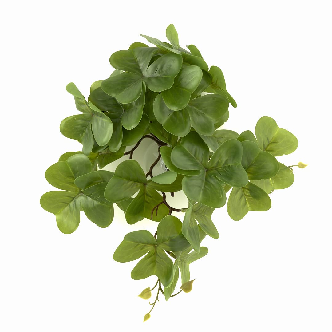 Yellow Reptile Terrarium Plants Fake Heuchera Hanging Suction Décor