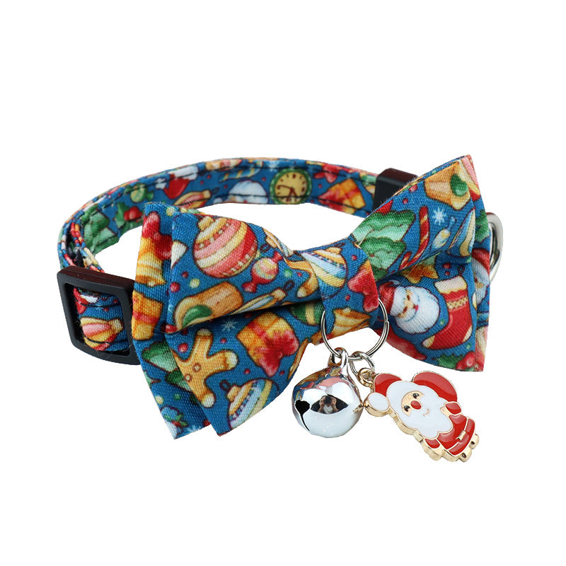 Christmas Dog Bow Collar