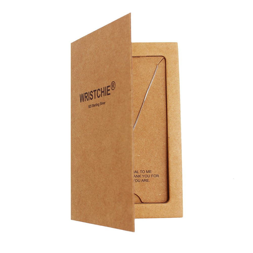 Moon Cat Pendant Necklace Sterling Silver Box Chain for Women Celestial Jewelry 18“