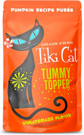 Tiki Cat Wet Food Tummy Topper, Pumpkin Recipe, 1.5 oz. Pouch (12 Count)
