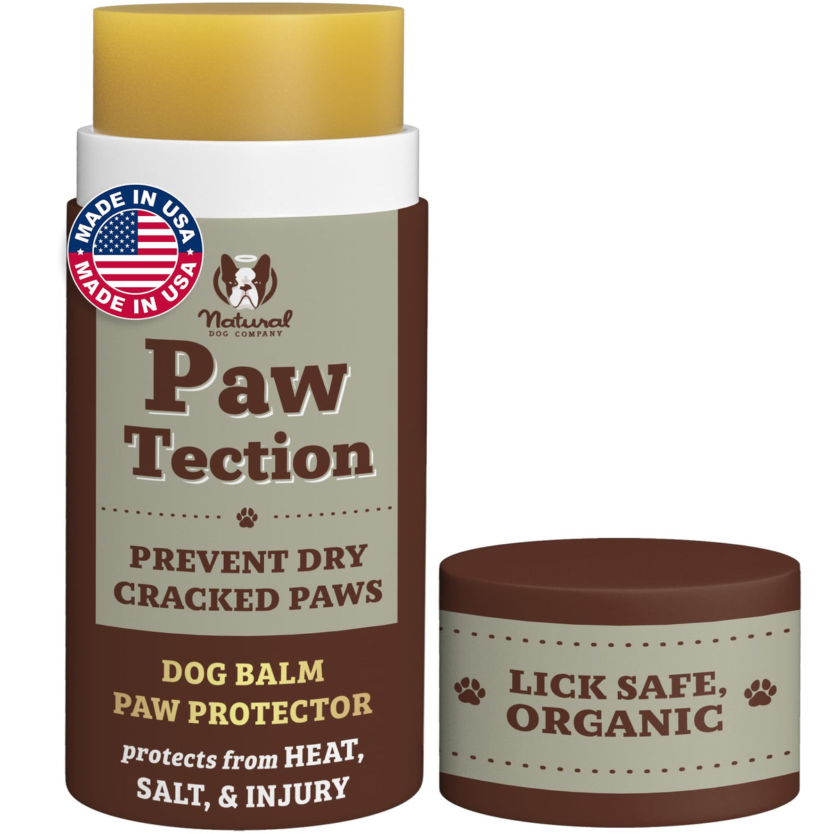 Natural Dog Company PawTection Dog Paw Wax – 0.15 oz Stick