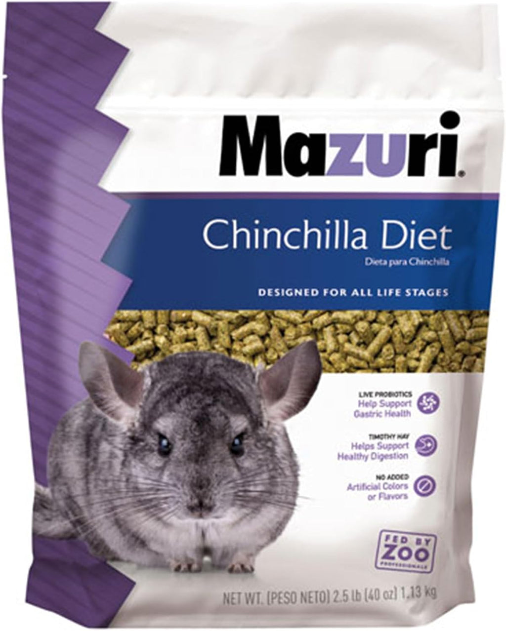 Mazuri Chinchilla Food | 2.5 Pound (2.5 lb.)