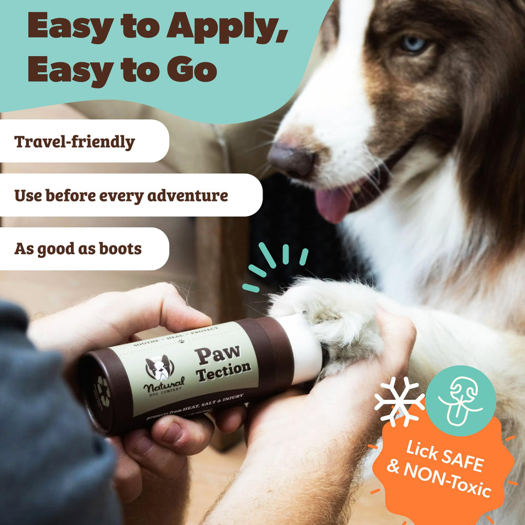 Natural Dog Company PawTection Dog Paw Wax – 0.15 oz Stick