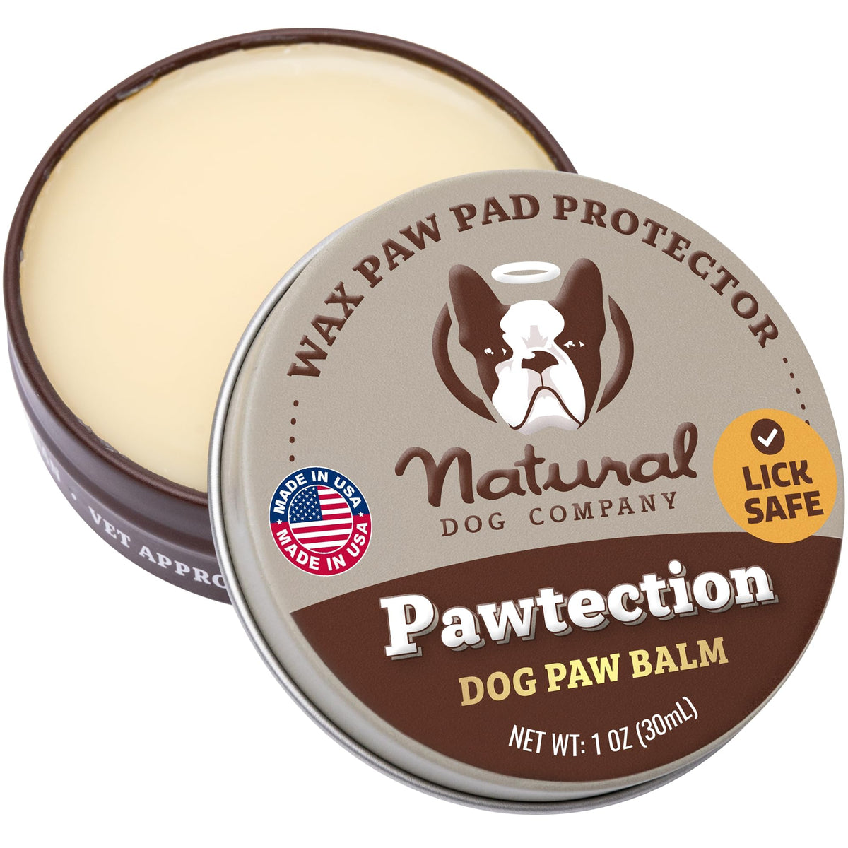 Natural Dog Company PawTection Dog Paw Wax – 0.15 oz Stick