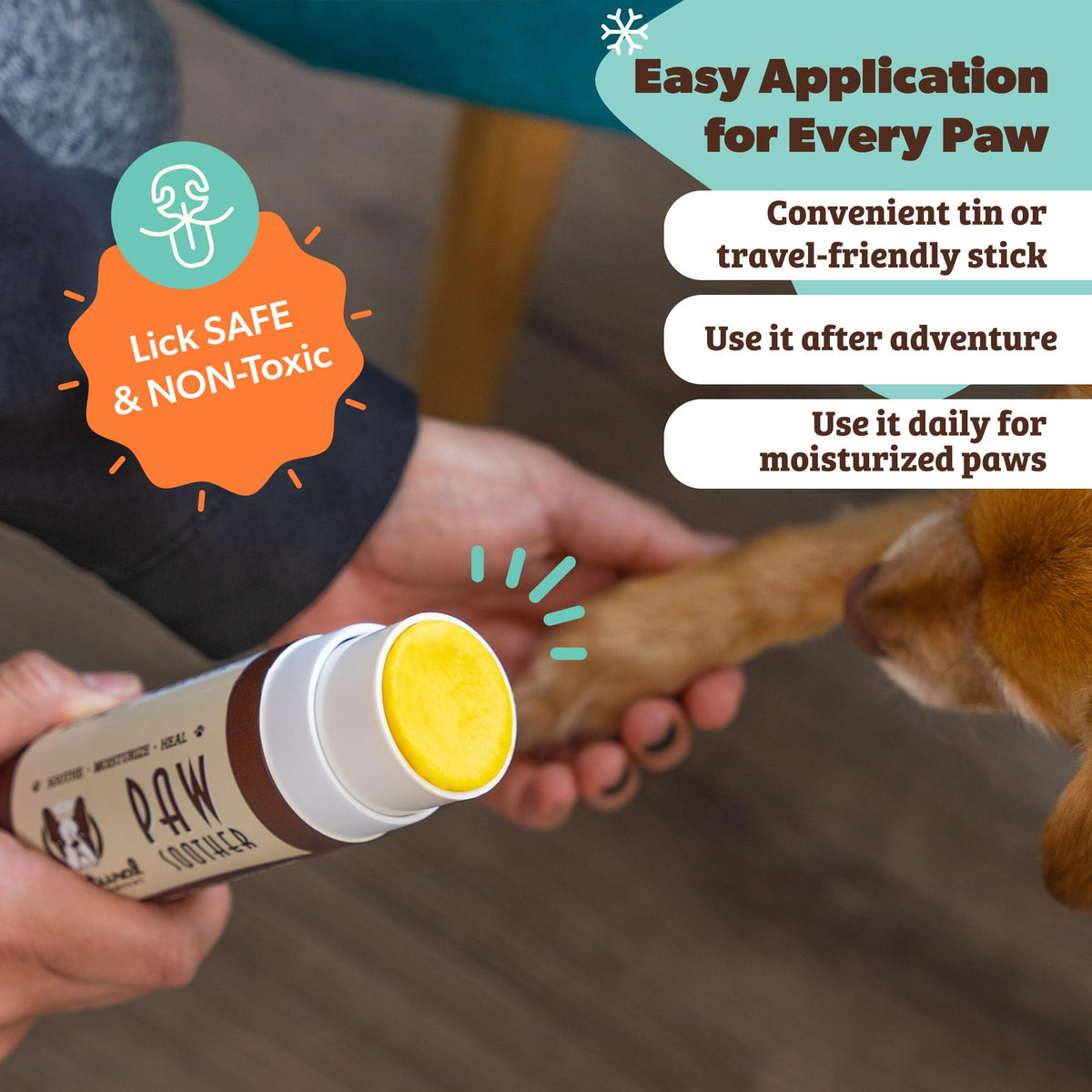 Natural Dog Company PawTection Dog Paw Wax – 0.15 oz Stick