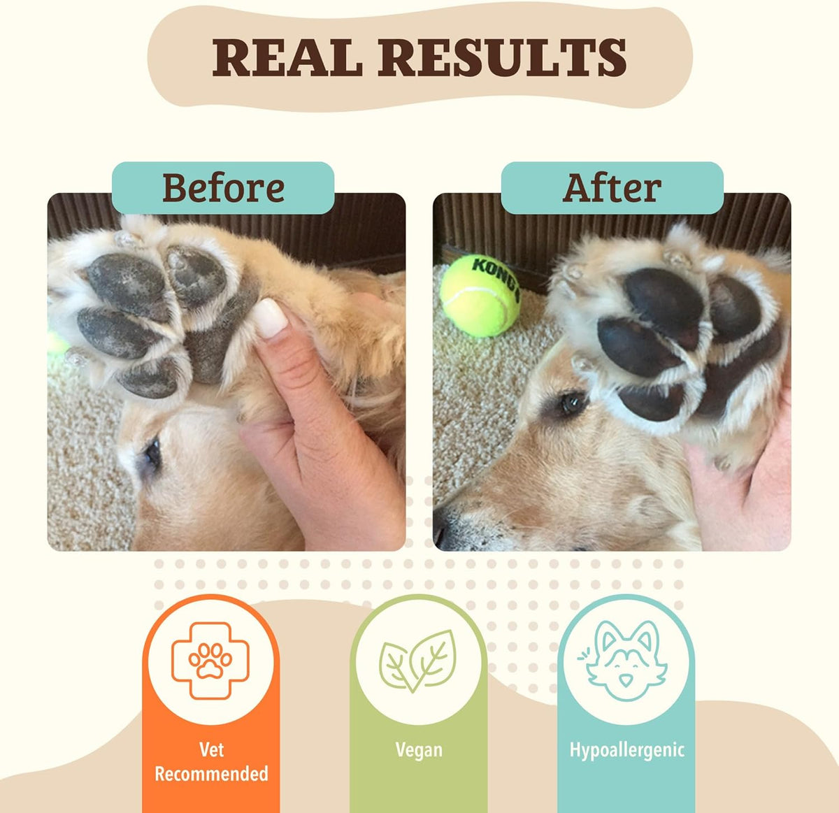 Natural Dog Company PawTection Dog Paw Wax – 0.15 oz Stick