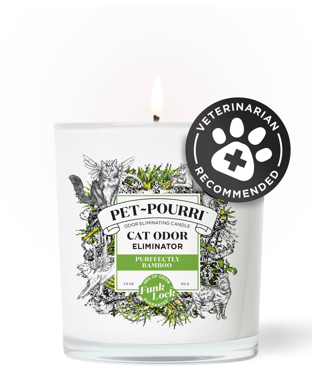 Pet-Pourri Pawsitively Fresh Pet Odor Deodorizer Candle, 7.5 Oz