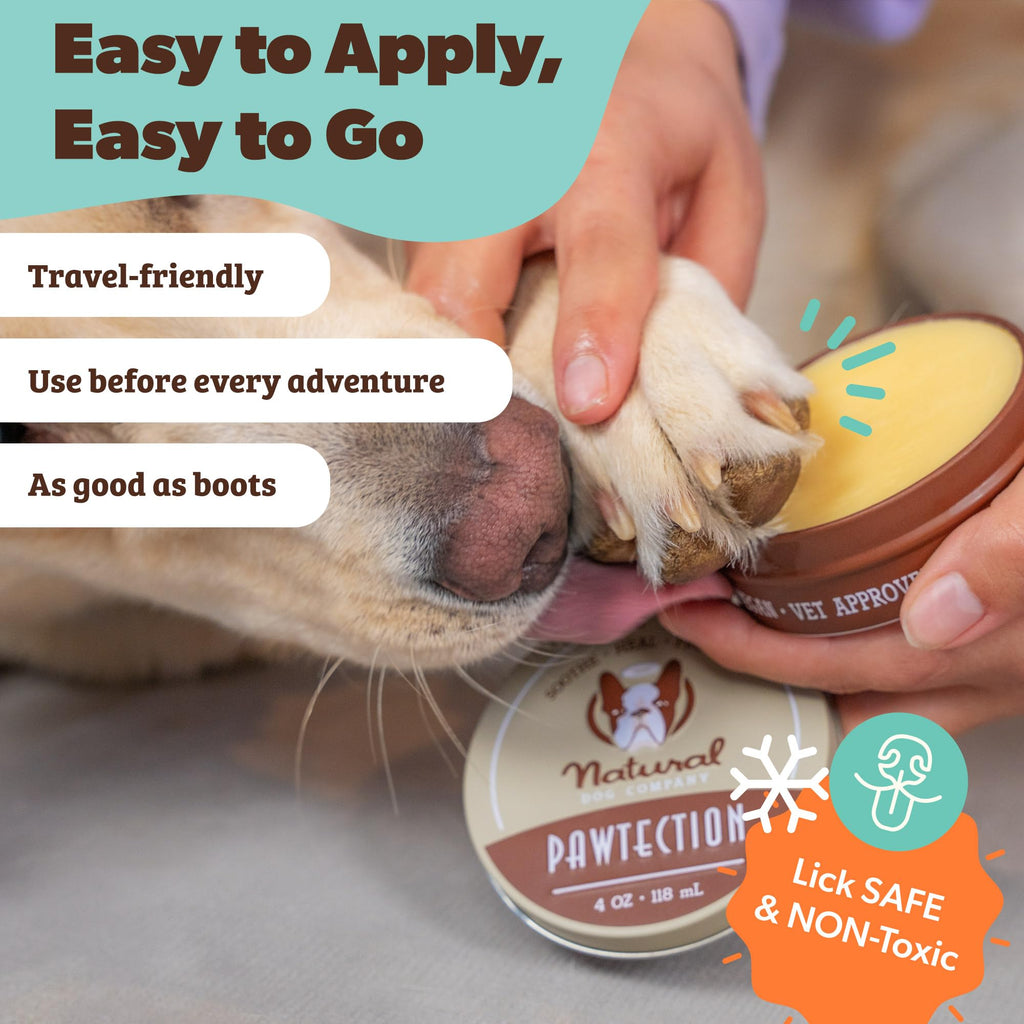 Natural Dog Company PawTection Dog Paw Wax – 0.15 oz Stick