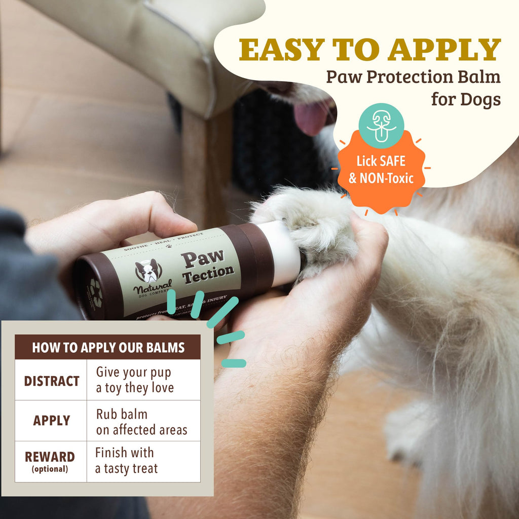 Natural Dog Company PawTection Dog Paw Wax – 0.15 oz Stick