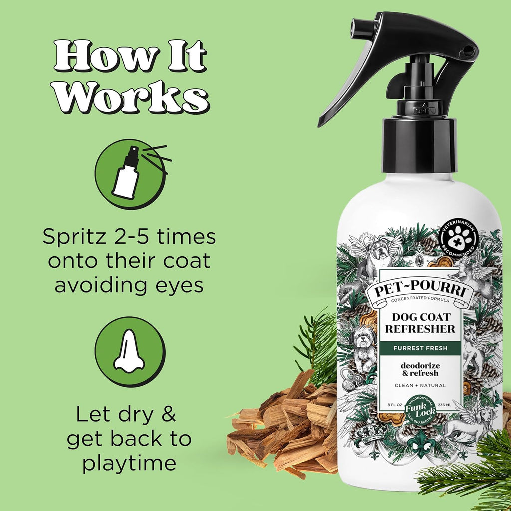 Poo-Pourri Furrest Fresh Dog Deodorizing Spray, 8 Fl Oz