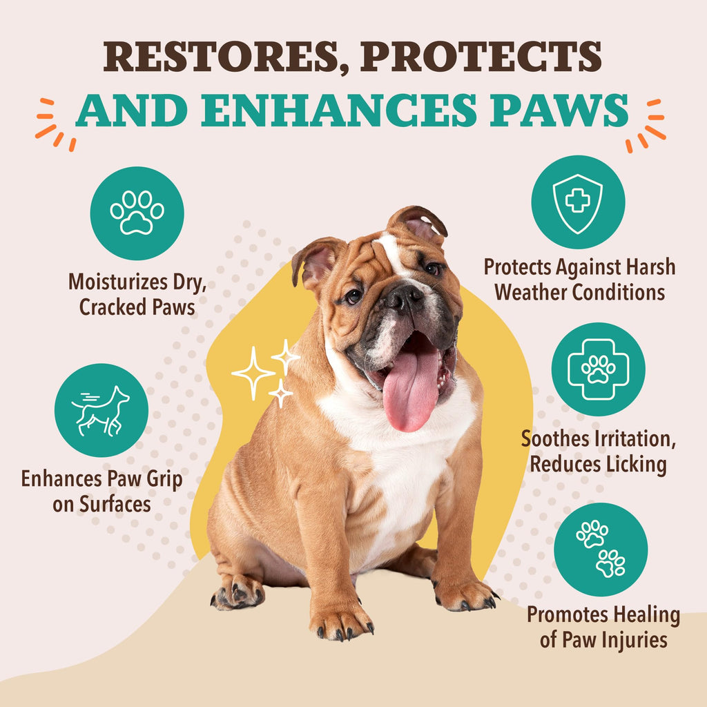 Natural Dog Company PawTection Dog Paw Wax – 0.15 oz Stick