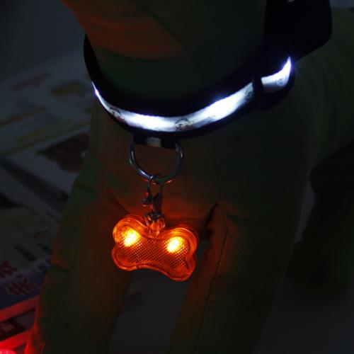 LED Pet Tag Pendant, Safe Dog Collar Accessory