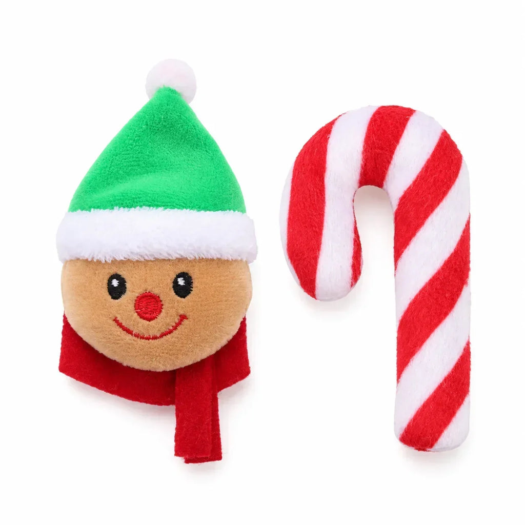 Christmas Catnip Plush Cat Toys – 2-Pack