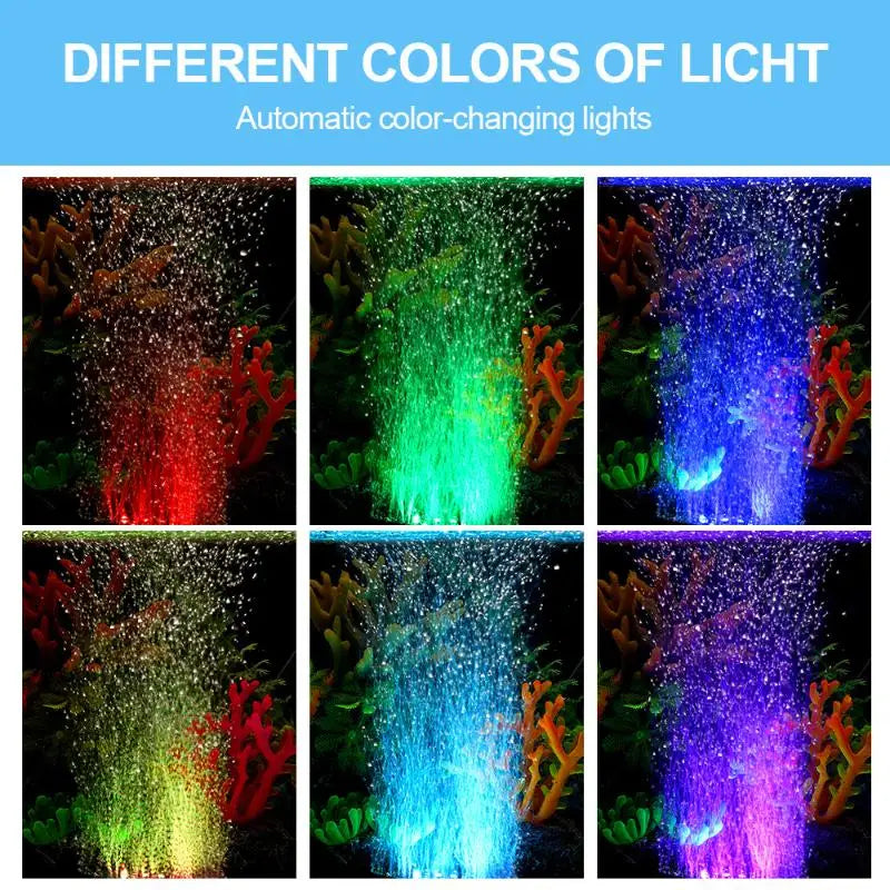 USB LED Aquarium Air Stone Diffuser – Air Pump Required