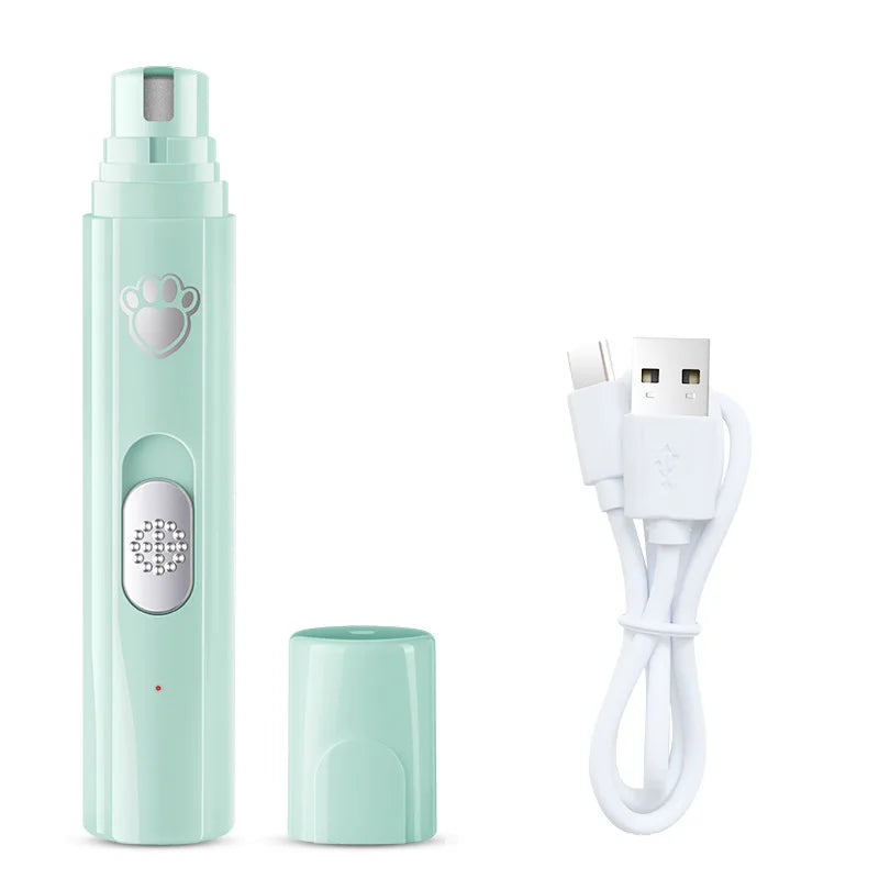USB Rechargeable Dog Nail Grinder with LED Light
