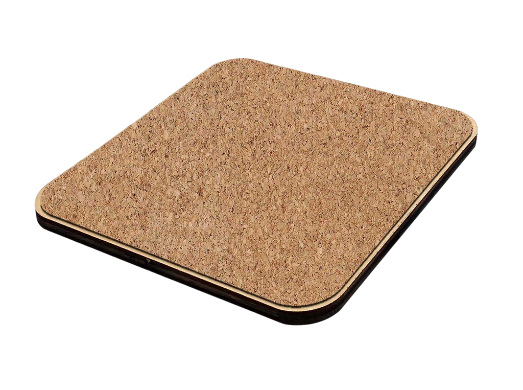 Sophisticated Cats Family Wooden Cork Coasters Gift Set of 4 - Cat Dog Pets Decor - 8199435C-S4