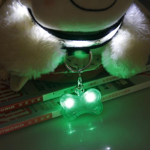 LED Pet Tag Pendant, Safe Dog Collar Accessory